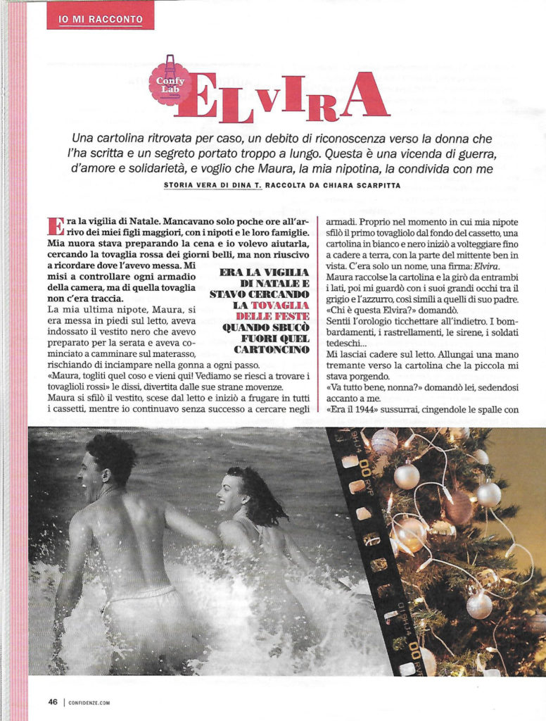 scanner della rivista "Confidenze"