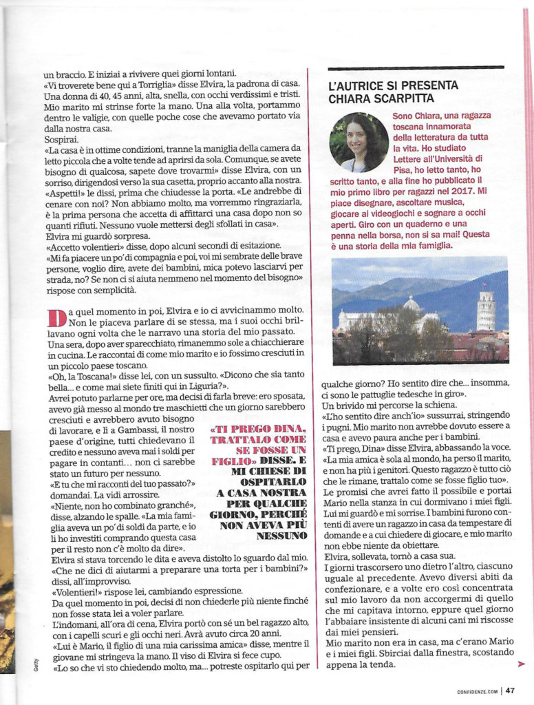 scanner della rivista "Confidenze"