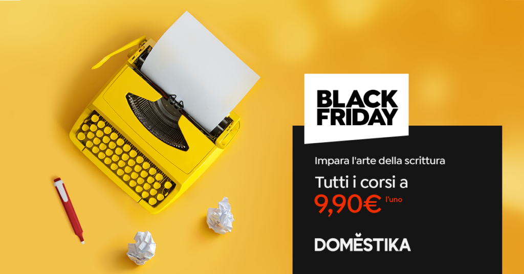 Promozione Domestika per il Black Friday