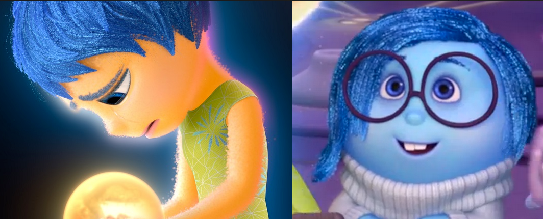 Gioia piange, Tristezza ride; personaggi di inside out